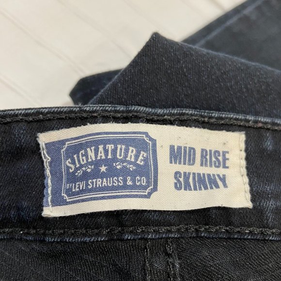 Levi's ladies skinny jeans black in size 16 L - Picture 3 of 6